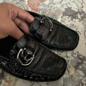 Stuart Weitzman Patent Leather Loafers